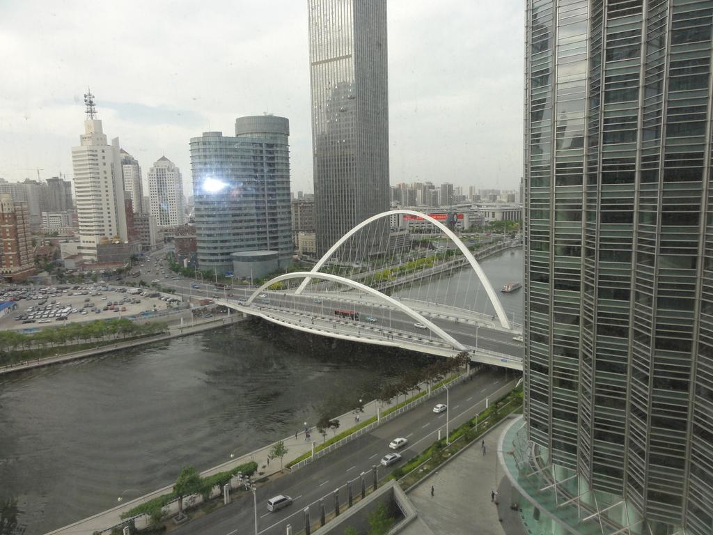 Tianjin Tower Jinhai Senior Hotel Apartment Eksteriør billede